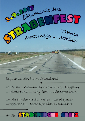 ökumenisches Straßenfest in Greiz