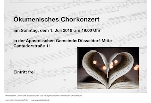 ökumenisches Chorkonzert in Düsseldorf