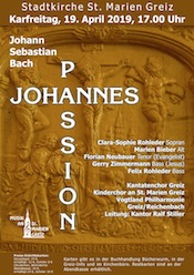 Johannespassion in Greiz