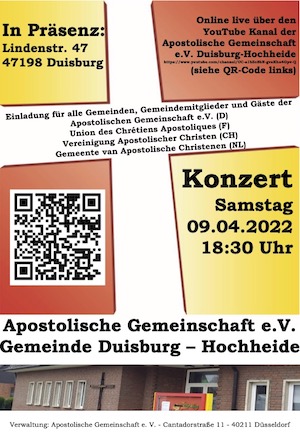 Konzert in Duisburg-Hochheide