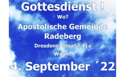 „Come together“-Gottesdienst in Radeberg